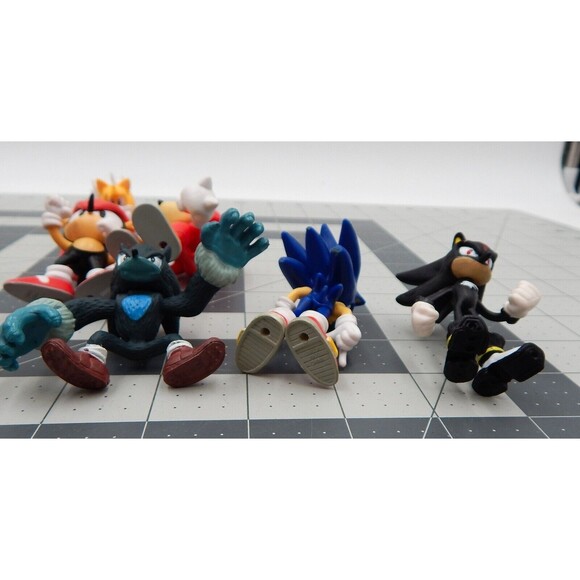 Sonic The Hedgehog Figures Mixed Lot of 10 Sega Jakks Cake Toppers - Picture 4 of 13